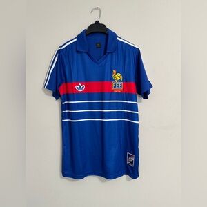 France 1984 Retro Jersey - Michel Platini #10